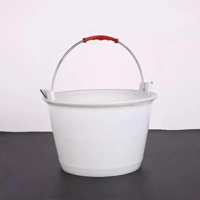 Plastic Construction 12L Black Bucket Cement Bucket in Guangzhou