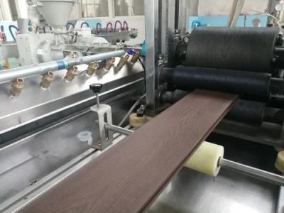 PP PE WPC Wood Plastic Composite Hollow Solid Decking Flooring Production Line