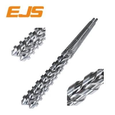Sjsz65/132 Bi-Metal Double Conical Screw and Barrel for Pipe Extrusion (PVC+ 50%-100% ...