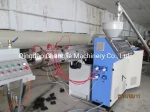 PE Single Wall Winding Pipe Making Production Extrusion Line