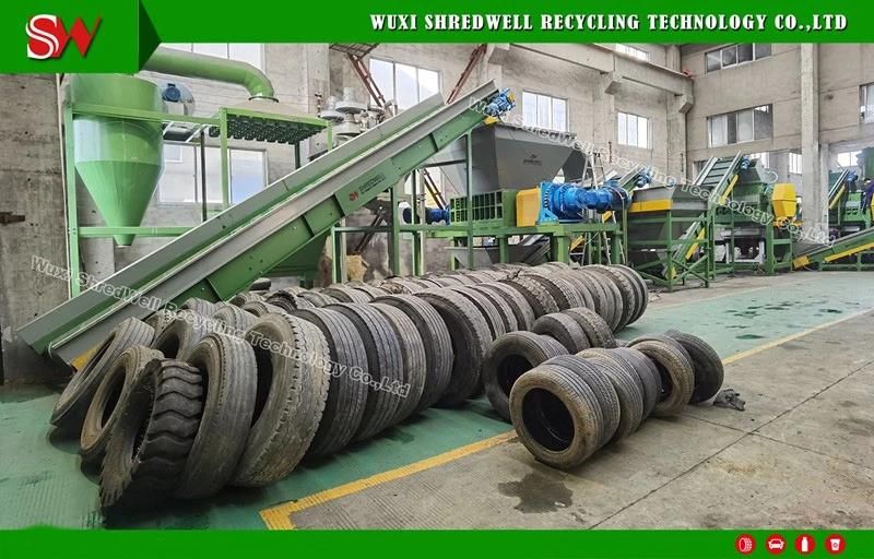 Whole Tire Cutter Equipment for Scrap Tyre Recycling Line