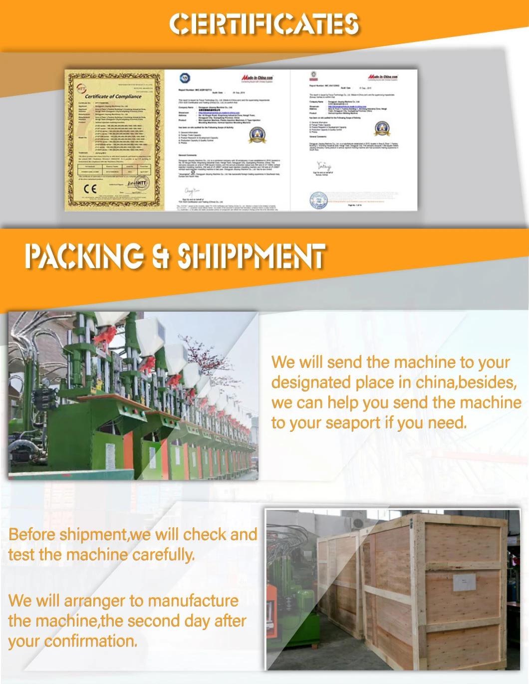 High Quality Vertical Automatic Bags Parts Plastic Injection Moulding Machine