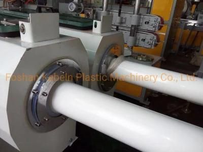 Two Pipe Output PVC Cable Trunking Extrusion Machine