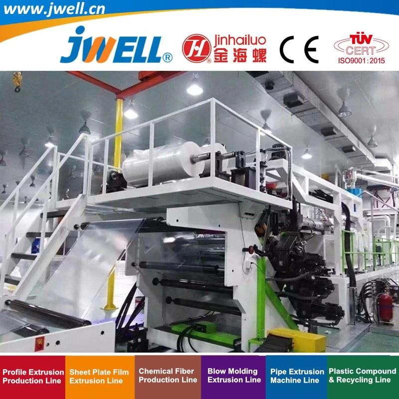 Jwell-PLA/Pet Biodegradable Sheet Extrusion Line for Food Packing 3-D Printing Garbage Bag Agricultural Mulch Film