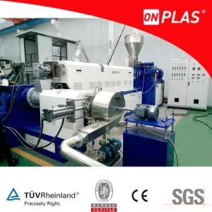 Two-Stage Single Screw Extruder for Shower Gel Bottle Recycling