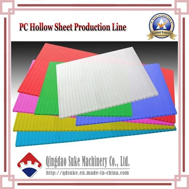 PP PC Hollow Grid Sheet Extrusion Line Machine
