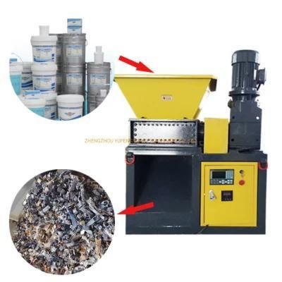 Double Shaft Metal Vegetable Driven Wood Chipper Shredder Machine