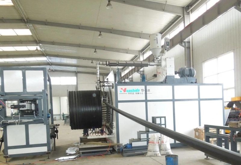 HDPE Structured Hollow Wall Corrugated Wall Pipe Extrusion Line