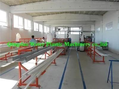 Line of PVC Window Profile Manufacture