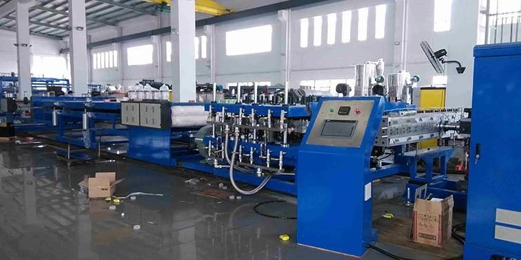 PC PP Flute Hollow Profile Sheet Board Extrusion Machine Extruder