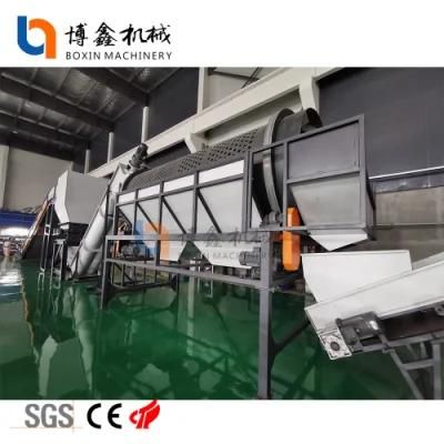 Popular Water Bottle Crushing Machine for Pet HDPE Bottle with Trommel Separator