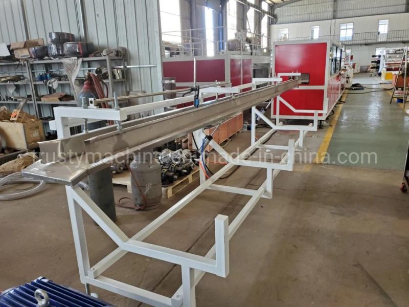 China Plasitc PVC WPC Wide Window Door Frame Profile Extruder|Extrusion Making Machine Production Line