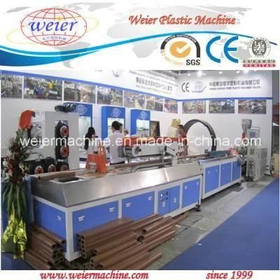 WPC Wood Plastic Composite Deck Tiles Making Machine