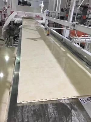 Plastic PVC Ceiling Profile Extrusion Line with Lamimating Machine