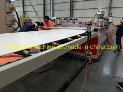 WPC PVC Foam Board Sheet Making Machine Extrusion Production Line