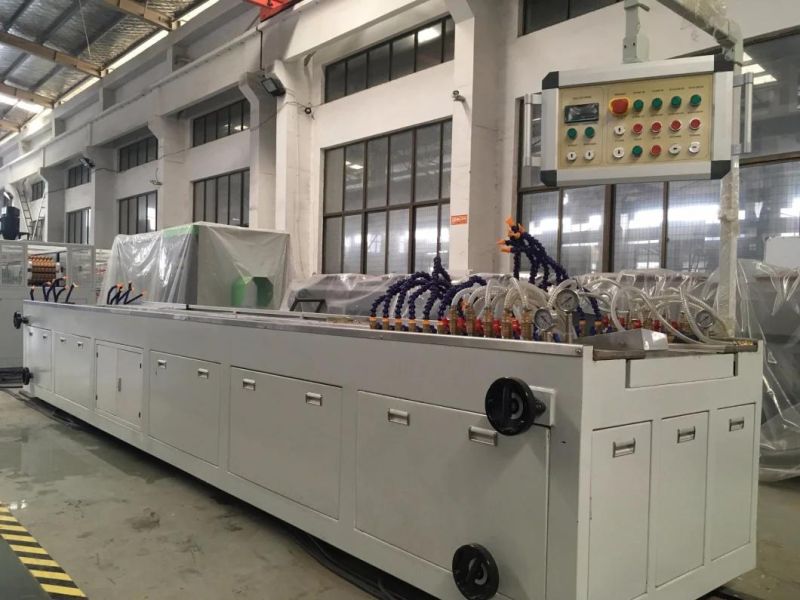 China Low Consumption WPC Shelf Profile Extrusion Line Production Line