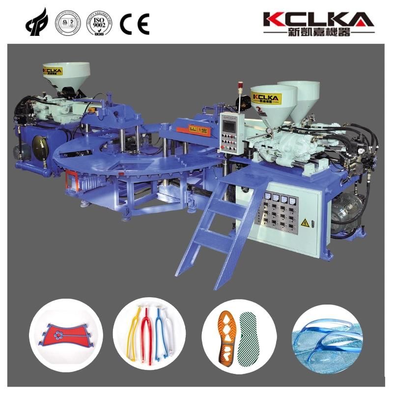 Brand New Kclka Famous PVC Three Color Upper Injection Molding Machine