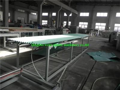 Line of Asa Composite Plastic Roof Tiles Production