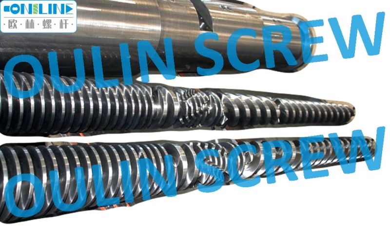 Great Abrasive Resistance Bimetal Quality Twin Conical Screw and Barrel