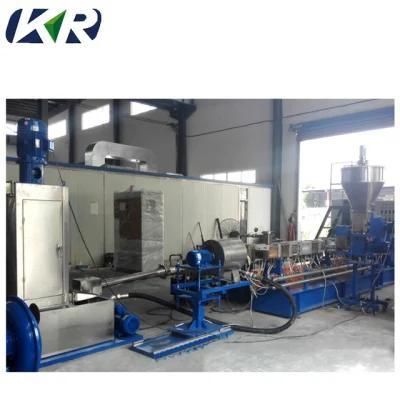 Nanjing Kairong PP/PE+CaCO3 Filler Masterbatch Co-Ratating Twin Screw Extruder