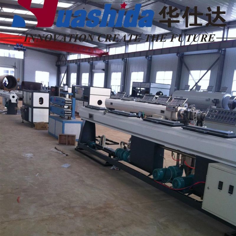 Plastic Extruder HDPE Solid Wall Supply Water Gas Pipe Extrusion Line DN1200mm