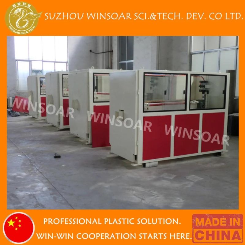 China Plastic Twin Screw PVC Extruder Pipe Production Extrusion Making Machine/UPVC CPVC Water& Drainage& Electric Conduit Tube Manufacturing Extruding Machine