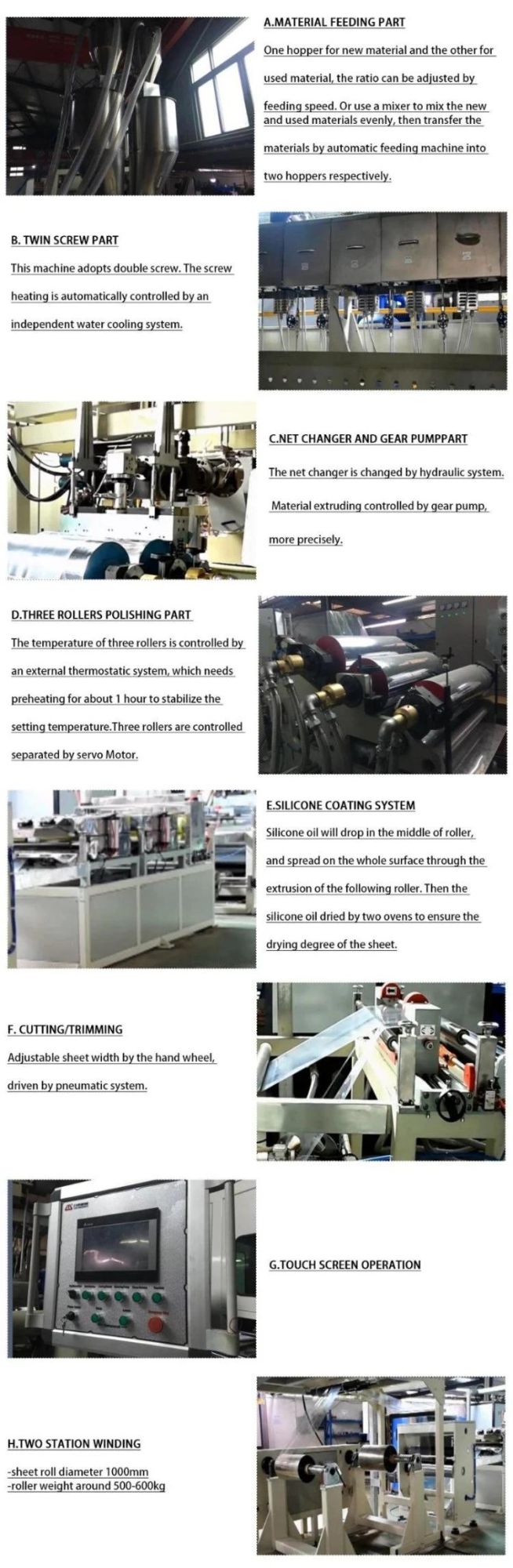 High Quality Rubber Sheet Making Machine/Extrusion Line for Blister Packaging