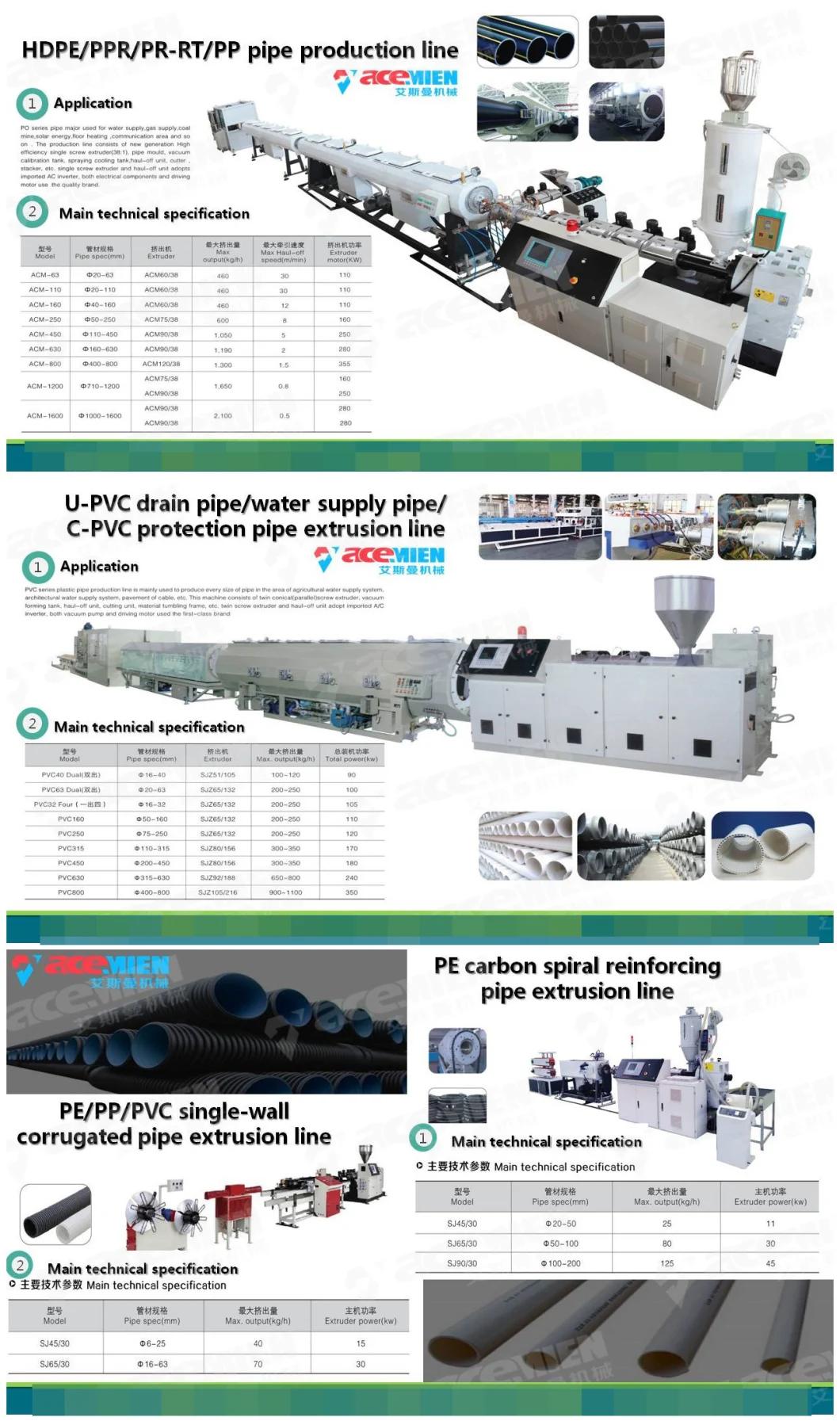 Conduit UPVC/CPVC/PE/PP Pipe Production / Extrusion Line/Making Machine