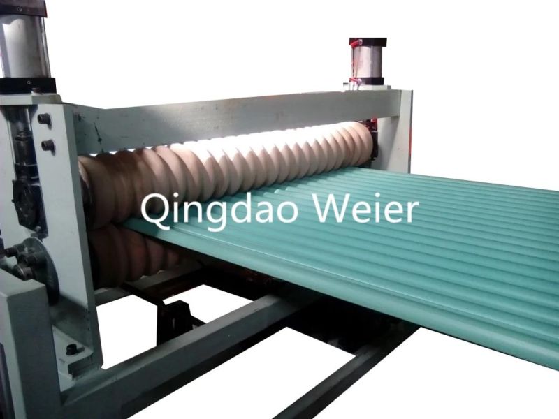 New Design of PVC UPVC Corrugated Roof Sheeting Machine PVC Roofing Tile Extrusion Line with 1000mm Wide