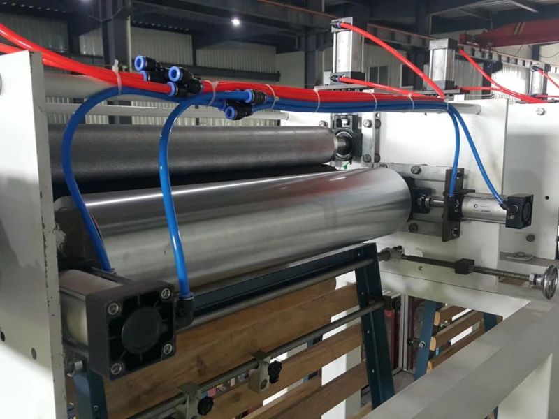 Pbat PLA Biodegradable Dual-Screw Co-Extrusion 3-Layer Blown ABA Film Blowing and Making Extruder Machine
