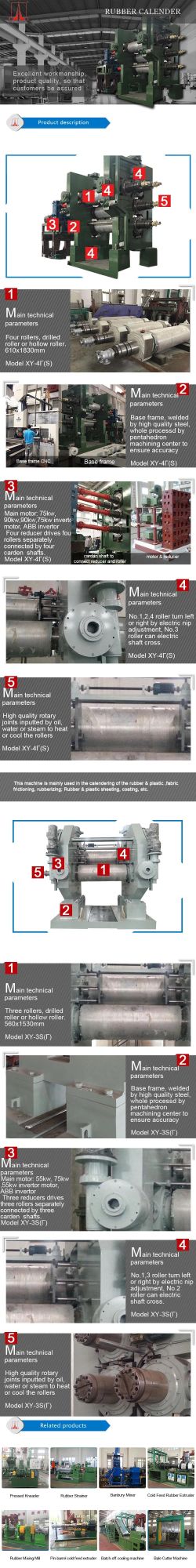 High Quality Four Roller Calender with Individual Drive