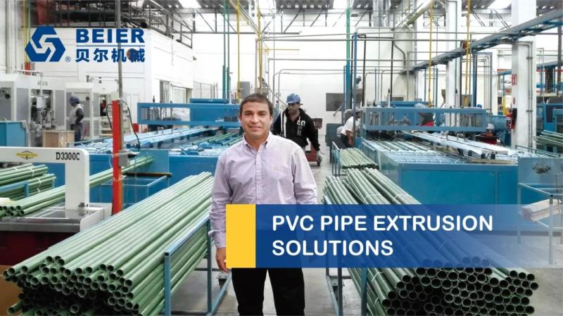 50-110mm PVC Dual Pipe Extrusion Line