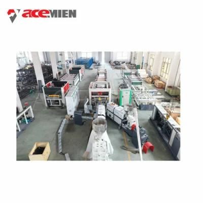 PE Plastic Hollow Sheet Recycling Agricultural Making Extruder Machine
