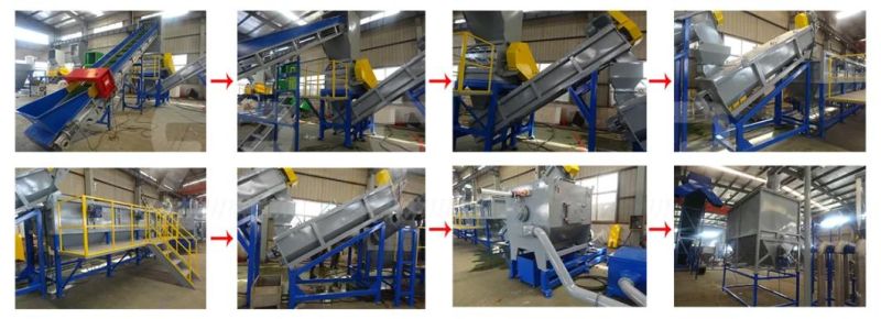 Top Sale Waste HDPE Bottle Barrel Recycling Crushing Washing Drying Machine