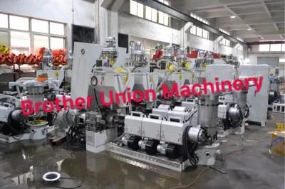 Die Head Rotation Three Layers Coextrusionm Mini Film Blowing Machine