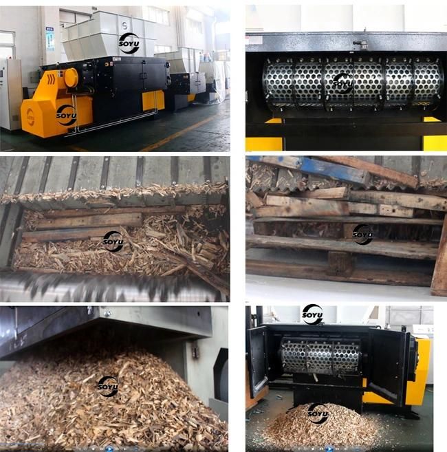 Straw Crusher Shredder Wood Shredder