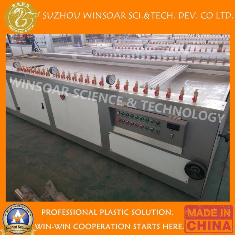 PVC Plastic Profile Extrusion Making Machine for Decorationsquare Type PVC Cable Profile Extrusion Machine