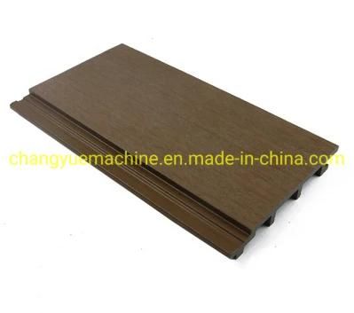 Outdoor PE Wood Plastic Composites WPC Decking Floor Production Line
