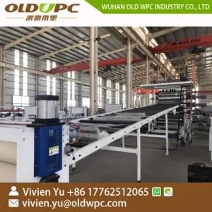 Waterproof Spc Flooring Sheet Making Machine Extrusion Machine Plastic Extruder