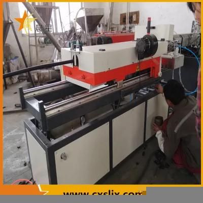 PE, PVC Single Wall Corrugated Pipe Extrusion Line