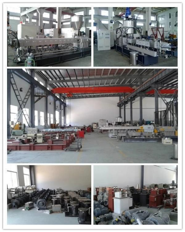 LDPE HDPE LLDPE PE Plastic Pelletizing Twin Screw Extruder