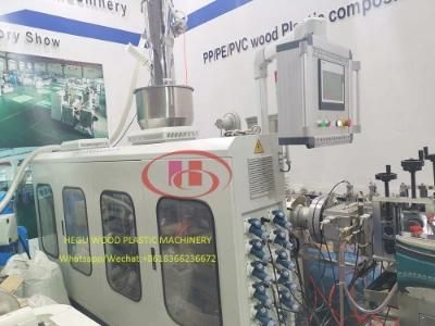 Sjsz-65/132 WPC PP PE Composite Decking Production Line