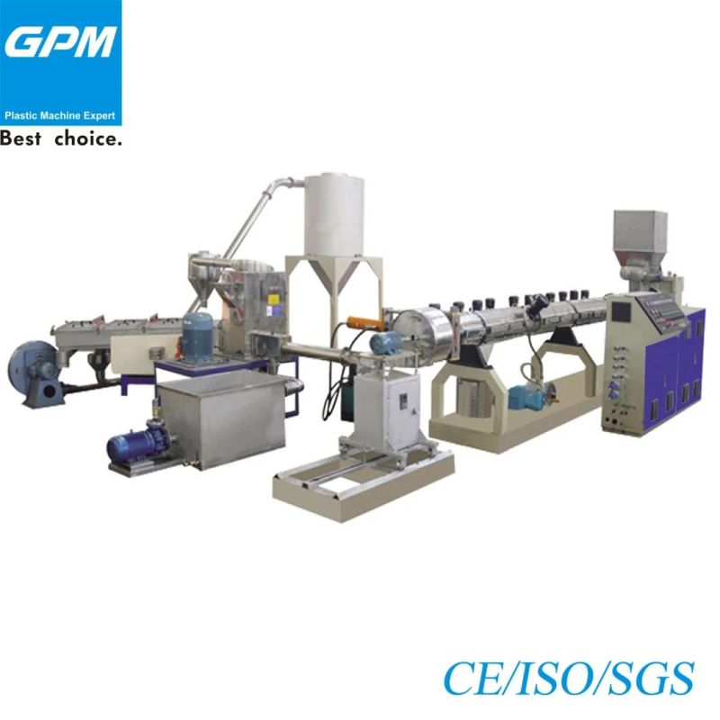 Plastic Granulator with Side Feeder for PE, PP Films