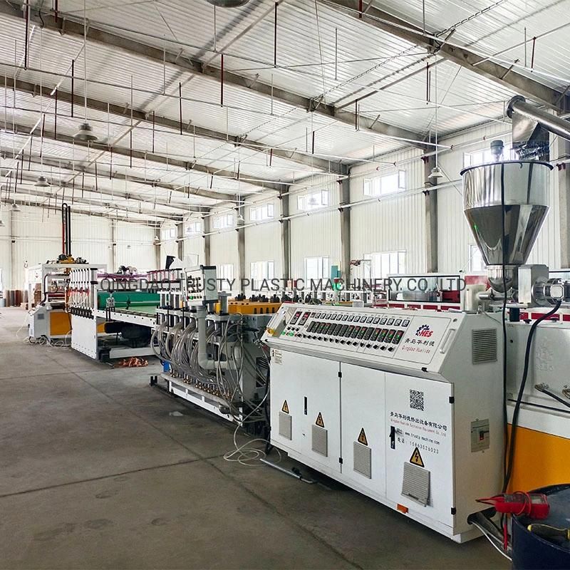 WPC / PVC Wood Plastic Composite Crust / Celuka Skinned Foam Board Extrusion Line