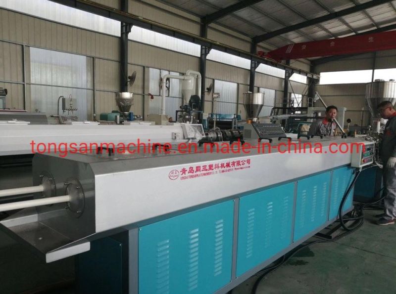 16-40mm Four Cavity PVC Pipe Extrusion Line Making Machine Sjms65/132