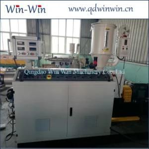 Gas Pipe 90-400mm Smooth Rigid Corrugated Single Screw Extruder Machine