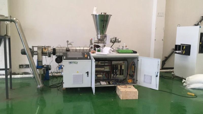 Plastic PVC/SPVC/WPC Conical Twin Screw Hot Die Face Cutting/Cutter Granulation/ Pelletizing Recycling Machine Sjz80/156 & Sjz65/132 Price