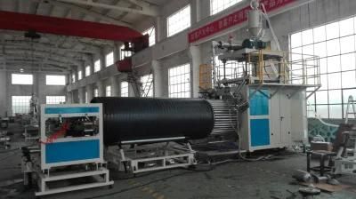 PE Large Diameter Plastic Krah Sewage Pipe Extruding Machine