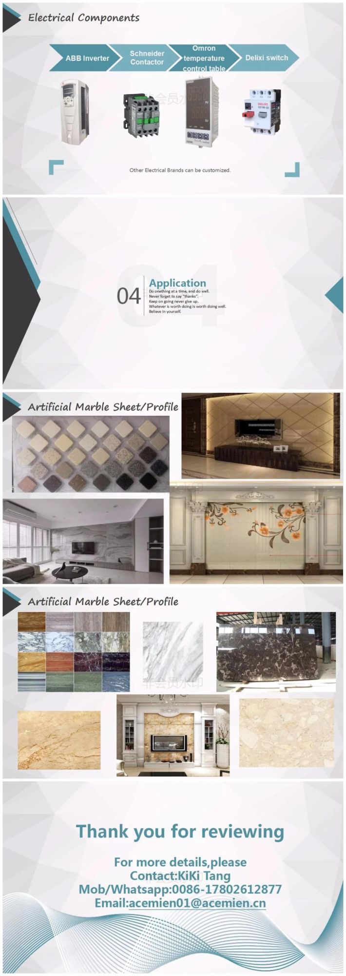 PVC Artificial Marble Board Making Machine / PVC Artificial Marble Sheet Production Line