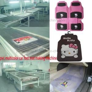 PVC Making Machine for Multicolor Car Foot Mat